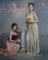 Blau und Weiß 3 Chinesisches Mädchen